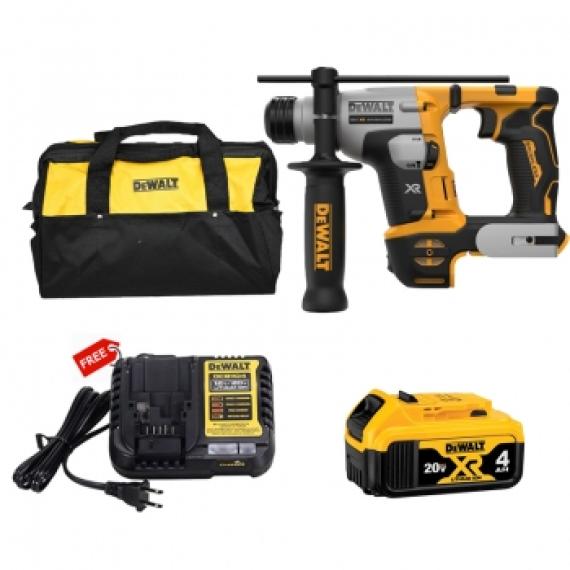 Combo Dewalt - Máy khoan búa DCH172N + Pin Dewalt 20V-4.0Ah + Bộ sạc pin DCB1104 + Túi dụng cụ